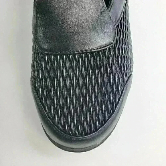 Stretch'n Form by Beacon Adjustable Strap Black Women Comfort Shoes Size 6W New - Picture 10 of 12